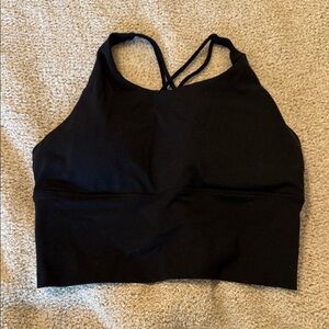 Women's Black Strappy Bralette